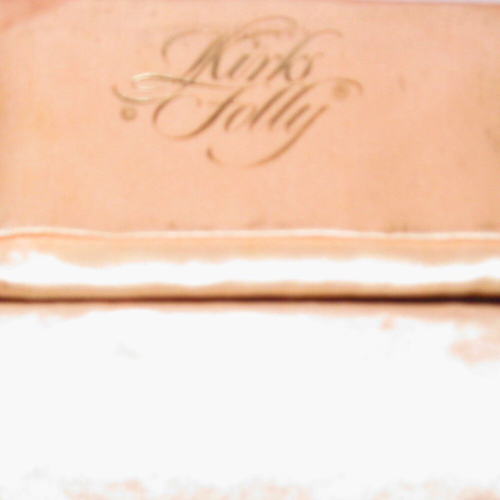 KIRKS FOLLY SATIN NECKLACE POUCHES-1NEW AND 1 USED & A BIT DIRTY ON THE OUTSIDE
